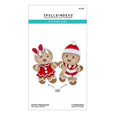 Abbildung von Spellbinders Dancin&#039; Gingerbread Etched Dies (S5 609)