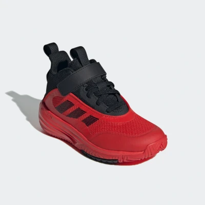 Abbildung von adidas Performance Ownthegame 3.0 Unisex Basketballschuh für Kinder, Größe: 28, Core black/red Schuhe