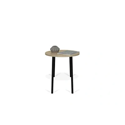 Abbildung von TemaHome, Ply 50 Couchtisch, 50x50x45 cm, Eiche/Schwarz