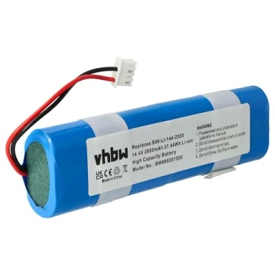 Abbildung von vhbw Akku Ersatz für Ecovacs S08 Li 144 2500 Staubsauger Home Cleaner Heimroboter (2600mAh, 14,4V, Ion)