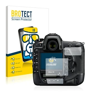 Abbildung von BROTECT Schutzglas für Nikon D5 Schutzfolie Panzer Folie Glas [Extrem Kratzfest 9H, Anti Fingerprint, Ultra Transparent]