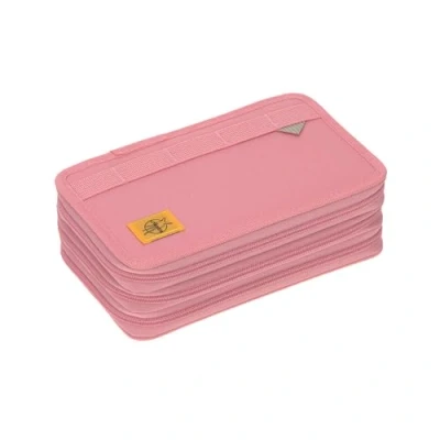 Abbildung von LÄSSIG Federmäppchen Unique, Triple, Pink, Dreifach Mäppchen, aus recycelten PET Flaschen