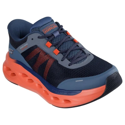 Abbildung von Skechers MAX CUSHIONING GLIDE STEP Slip On Sneaker, Slipper, Schlupfschuh, für Maschinenwäsche geeignet, schmale Form