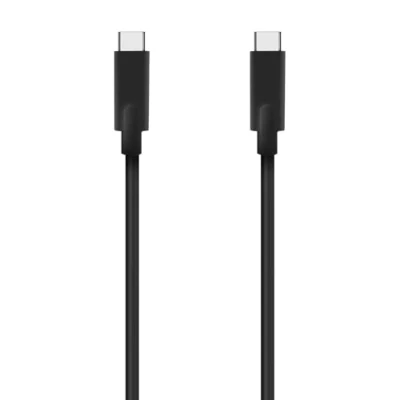 Abbildung von AISENS A107 0705 USB 3.2 Gen2 Kabel 10Gbps 4K@60Hz 5A 100W E Marker, Typ C/M C/M, Schwarz, 3.0M
