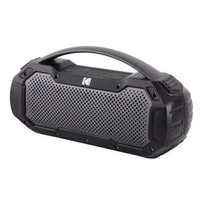 Abbildung von KODAK Vielseitiger Bluetooth Lautsprecher IPX6 mit TWS und Freisprecheinrichtung Immersiver Stereo Sound, Langer Akku V5.0 Konnektivität Schwarz