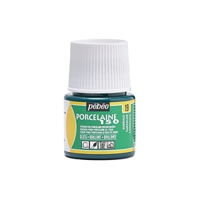 Abbildung von Pebeo Porcelaine 150 Porzellanfarbe, 45 ml, Smaragdgrün