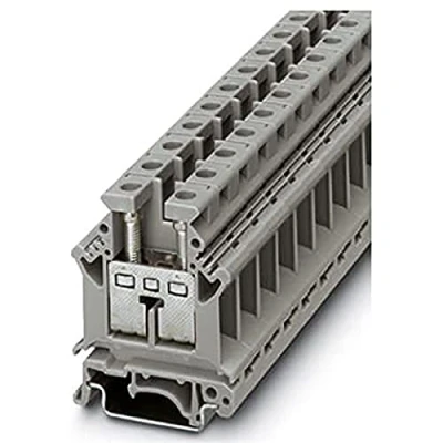 Abbildung von PHOENIX CONTACT UK 16 N Durchgangsklemme, Schraubanschluss, 2 Anschlüsse, 2.5 mm² 25 Querschnitt, 14 4 AWG, 12.2 mm Breite, Grau, 50 Stück