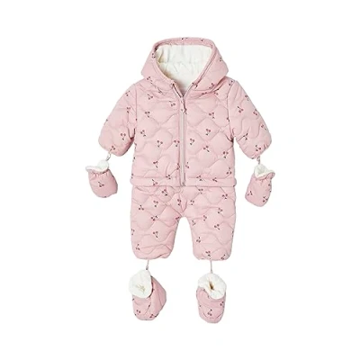Abbildung von Vertbaudet 2 in 1 Baby Winter Overall, Wattierung Recycling Polyester malve 80
