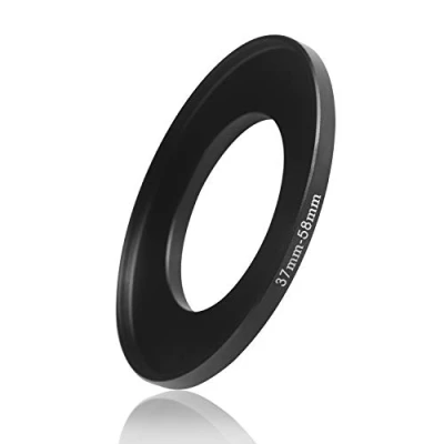 Abbildung von Ares Foto® Step Up Filteradapter Adapter Ring. CNC gefrästes Aluminium. Kompatibel mit Objektiven Aller Hersteller: Canon Sony Nikon Fujifilm Olympus Pentax Leica Tamron Sigma (37mm 58mm)
