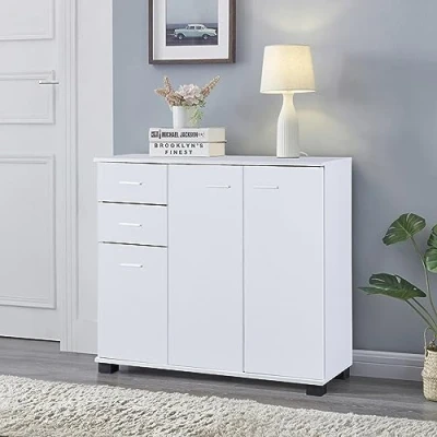 Abbildung von en.casa Sideboard, »Crimla« 76x80x28cm Weiß