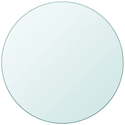 Abbildung von vidaXL Tischplatte Gehärtetes Glas Ø 700 mm Tisch Glasplatte Platte Esstisch