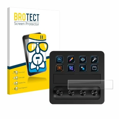 Abbildung von BROTECT Schutzglas für Elgato Stream Deck + Schutzfolie Panzer Folie Glas [Extrem Kratzfest 9H, Anti Fingerprint, Ultra Transparent]
