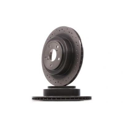 Abbildung von BREMBO 09.B041.1X Bremsscheibe 290 18 5 gelocht/innenbel. beschichtet hochgekohlt SUBARU: Legacy 4 Limousine, Outback III, Impreza II Limousine