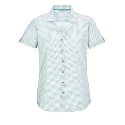 Abbildung von killtec Damen Funktionsbluse Kurzarm/Bluse KOS 46 WMN WVN SHRT, Aqua, 36, 42842 000