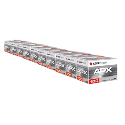 Abbildung von AgfaPhoto APX 100 Prof 135 36 schwarz / weiß Film (10 er Pack bis zu 360 Aufnahmen)