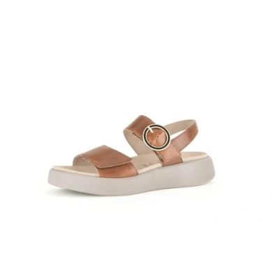 Abbildung von Gabor Comfort Plateausandalette camel, Damen, Größe: 36, Camel Schuhe