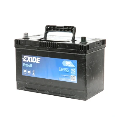 Abbildung von EXIDE EXCELL EB955 Batterie 12V 95Ah 760A Korean B1 KIA: Sportage III, SORENTO 1, FORD: Ranger Mk2, MITSUBISHI: L200 III Pickup