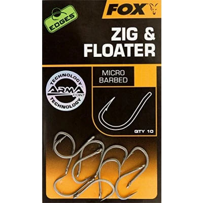 Abbildung von Fox Edges Zig &amp; Floater Hakengröße 6 Mikro Widerhaken Karpfenhaken