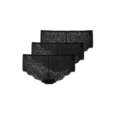 Abbildung von Snocks 3 PACK FULL LACE Panties, Damen, Größe: XS, Schwarz