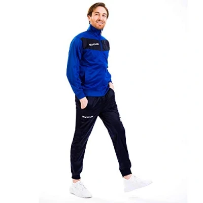 Abbildung von Givova Herren jakkesæt visum Sportset, Royal/Blue, L EU