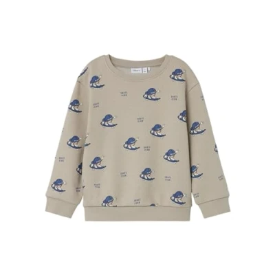 Abbildung von Name it Nmmotto LS NREG SWE BRU BF Sweatshirt für Kinder, Größe: 86, Pure cashmere
