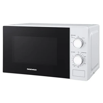 Abbildung von Daewoo MMF0S20T0W001 Solo Mikrowelle / 20 L 700 W 5 Leistungsstufen Kindersicherung Weiß