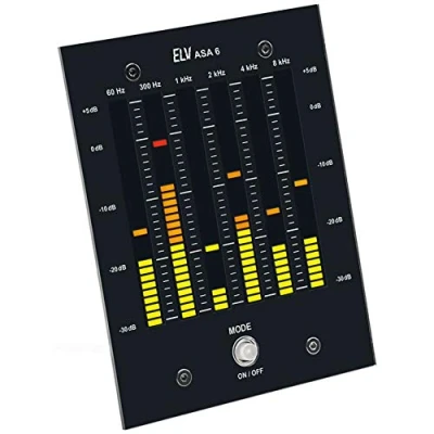 Abbildung von ELV Bausatz 6 Kanal Audio Spectrum Analyzer ASA6