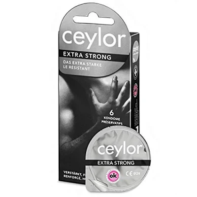 Abbildung von «Extra Strong» verstärkte Kondome, im hygienischen Dösli (6 Kondome) 6 St