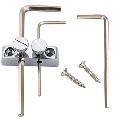 Abbildung von Musiclily Pro Gitarre Bass Inbusschlüsselhalter für Floyd Rose Tremolo, Chrom