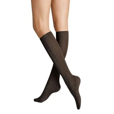 Abbildung von Hudson Damen Kniestrümpfe Relax Cotton wärmend Brownmel. 0763 39 42