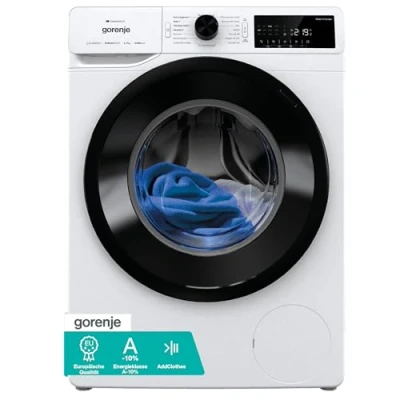 Abbildung von Gorenje WPAM94A1T Waschmachine mit Dampffunktion/ConnectLife / 9Kg 1400 U/min 15 Programme/Totaler AquaStop/Wave Active Trommel/ExtraHygiene/PowerWash/Schnell Waschgang/EEK: A 10%