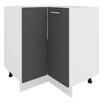 Abbildung von Eckschrank Küchenschrank Küchenunterschrank Küche Unterschrank Küchenmöbel Esilo