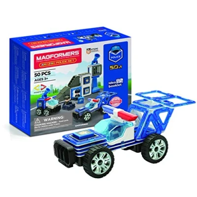 Abbildung von Magformers 717002 Polizei Figuren Police Set, Multicolor