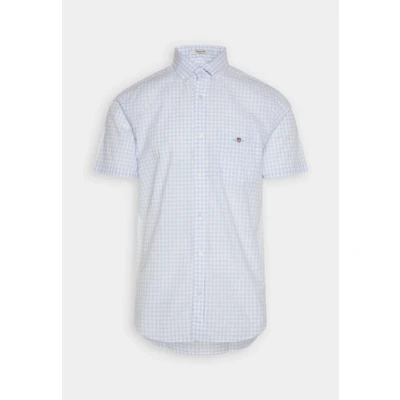 Abbildung von GANT Poplin Gingham Hemd, Herren, Größe: XL, Light blue