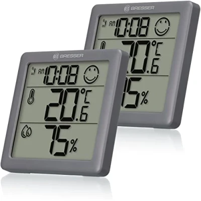 Abbildung von BRESSER Hygrometer Climate Smile Thermo 2er Set