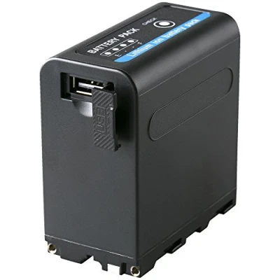 Abbildung von SK Akku Ersatz für Sony NP F980 7850mAh LG Zellen F550 F750 F960 F970 F990 // 5V USB Ausgang und DC 8,4V EIN &amp;