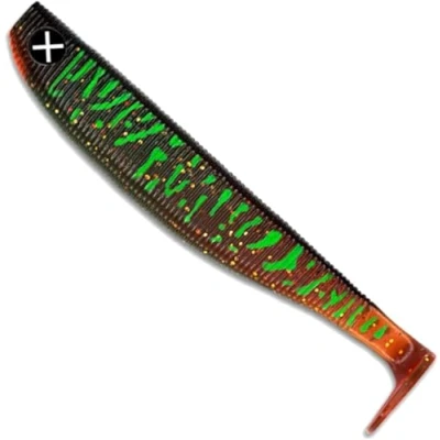 Abbildung von Gummiköder Fat Lui 9cm Toxic Zebra
