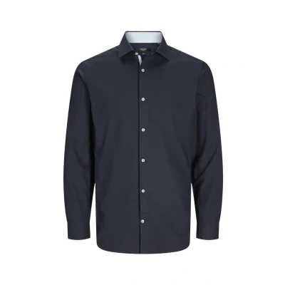 Abbildung von Jack &amp; Jones Hemd, Herren, Größe: Small, Dunkelblau