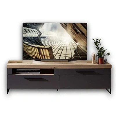 Abbildung von Innostyle Lowboard &quot;Loft Two&quot;, Breite 192 cm, 1 Klappe, offenes Fach, Schubkasten