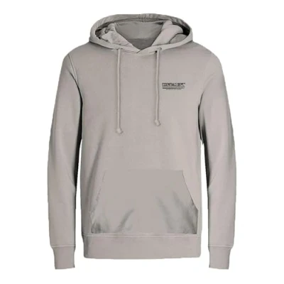 Abbildung von JACK &amp; JONES Herren Jjolive Sweat Hood Kapuzenpullover, Moonbeam/Print:jack&amp;jones, XS