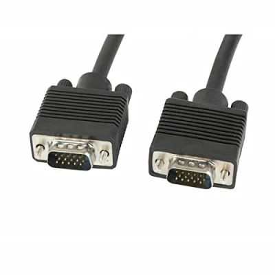 Abbildung von Lanberg CA VGAC 10CC 0150 B Vga (15Pol) Stecker auf Kabel mit Ferritenkern, 15m schwarz