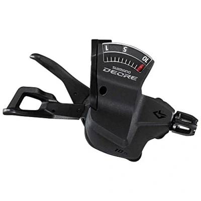 Abbildung von Shimano Unisex Erwachsene Deore Daumenschalthebel, Schwarz, Einheitsgröße