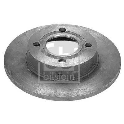 Abbildung von FEBI BILSTEIN 09078 Bremsscheibe Hinterachse 245 10 4 108 voll beschichtet AUDI: 80 B4 Avant, B3, 90 B3