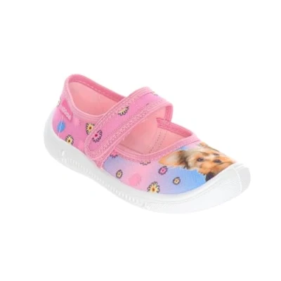 Abbildung von Viggami Mädchen Hausschuhe mit Klettverschluss (Pola Rosa, EU Schuhgrößensystem, Jugendliche, Numerisch, M, 31)