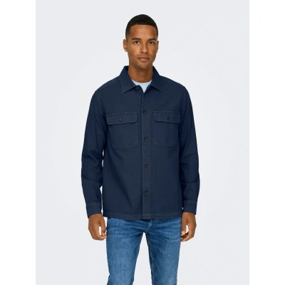 Abbildung von ONLY &amp; SONS Langarmhemd &quot;ONSOLIVER TWILL OVERDYE OVERSHIRT BF&quot;