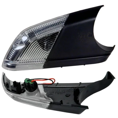 Abbildung von OLSA 1.02.154.00 Blinker weiß rechts, Außenspiegel, seitlicher Einbau ohne Lampenträger, mit Glühlampe, Lampenträger SKODA: Octavia II Schrägheck