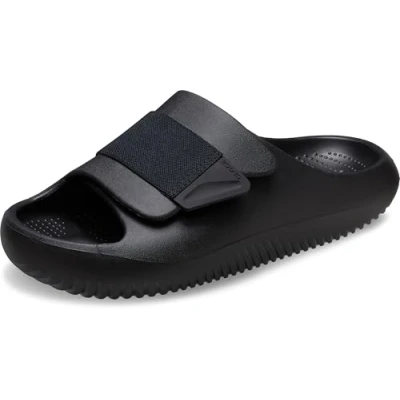 Abbildung von Crocs Mellow LUXE Recovery Pantolette flach, Größe: 41 42, Black Schuhe