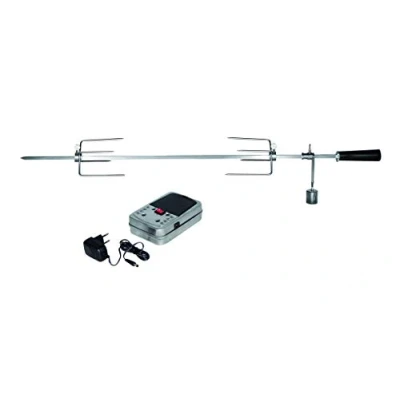 Abbildung von Enders® Drehspieß Edelstahl Grillspieß für Gasgrill Enders Brooklyn Next 2 + 3, Netzteil oder Batterien betreibbar BBQ Fleischspieß Rotisserie Spieß