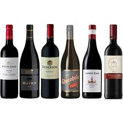 Abbildung von 6er Probierpaket Rotwein aus Südafrika 6 x 0,75 L.