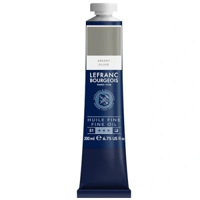 Abbildung von Lefranc Bourgeois 301855 Feine Ölfarbe in hervorragender Qualität,lichtecht mit gleichmäßige Konsistenz, 200ml Tube, ideal für Keilrahmen, Leinwand, Malkarton Titanweiss